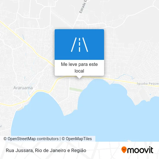 Rua Jussara mapa
