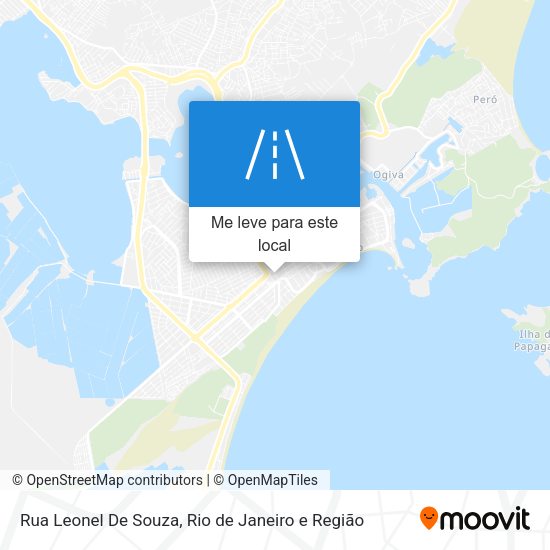 Rua Leonel De Souza mapa