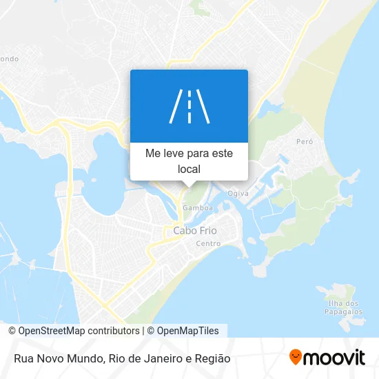 Rua Novo Mundo mapa