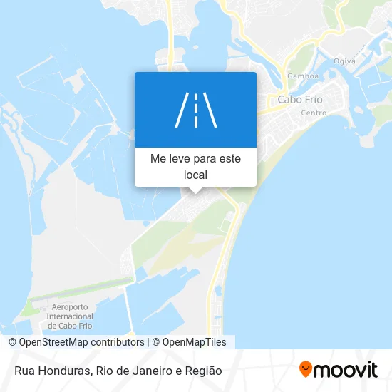 Rua Honduras mapa