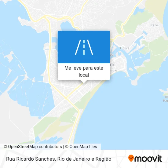 Rua Ricardo Sanches mapa