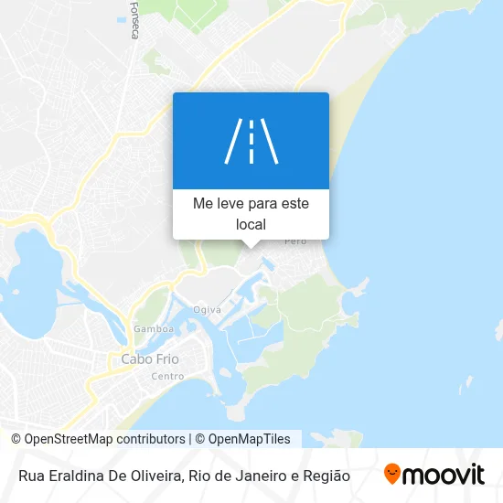 Rua Eraldina De Oliveira mapa