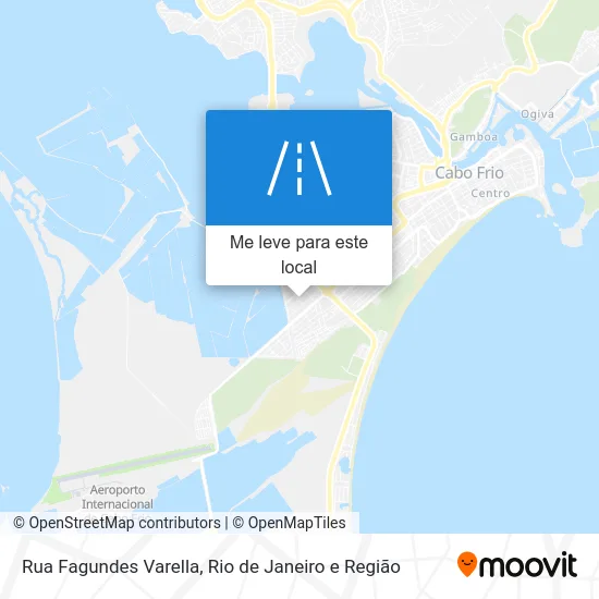 Rua Fagundes Varella mapa