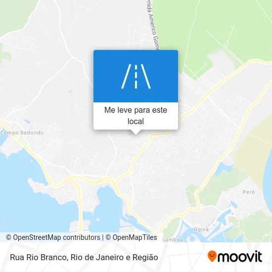 Rua Rio Branco mapa