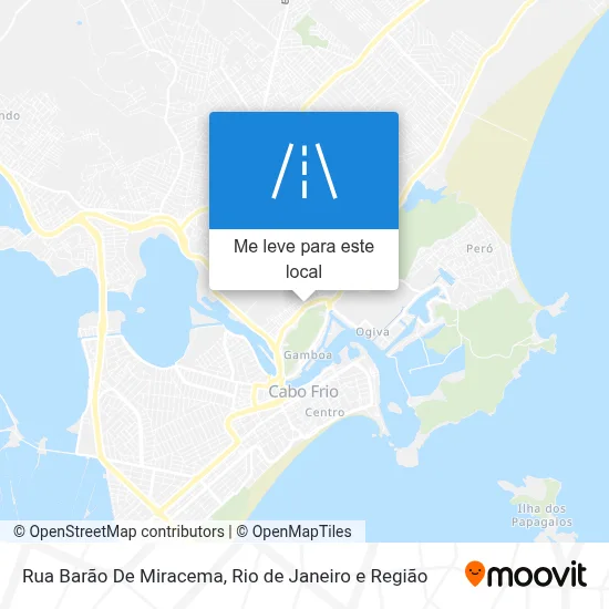 Rua Barão De Miracema mapa