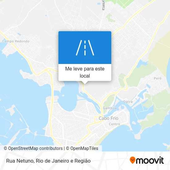 Rua Netuno mapa