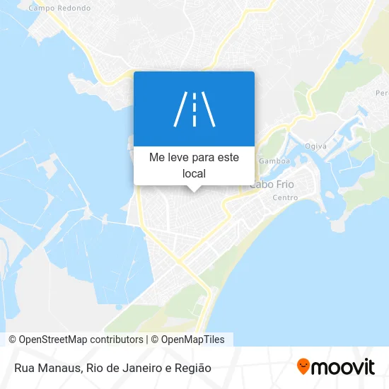 Rua Manaus mapa