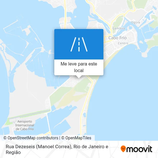 Rua Dezeseis (Manoel Correa) mapa