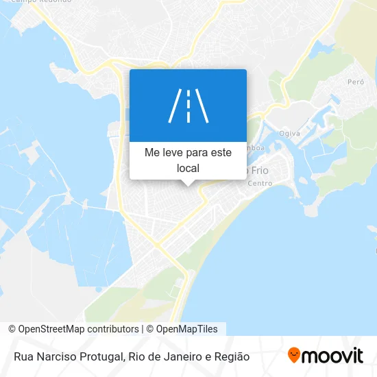 Rua Narciso Protugal mapa