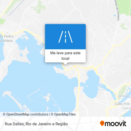 Rua Dallas mapa