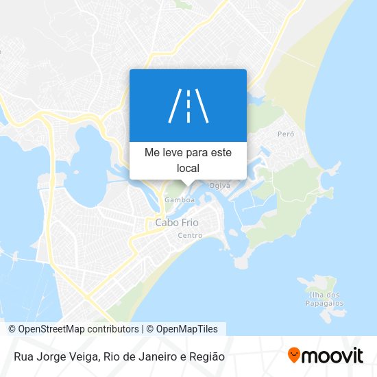 Rua Jorge Veiga mapa