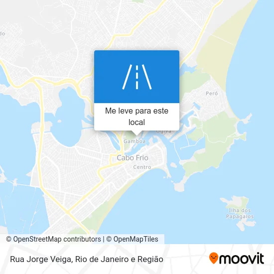 Rua Jorge Veiga mapa