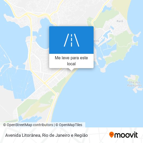 Avenida Litorânea mapa