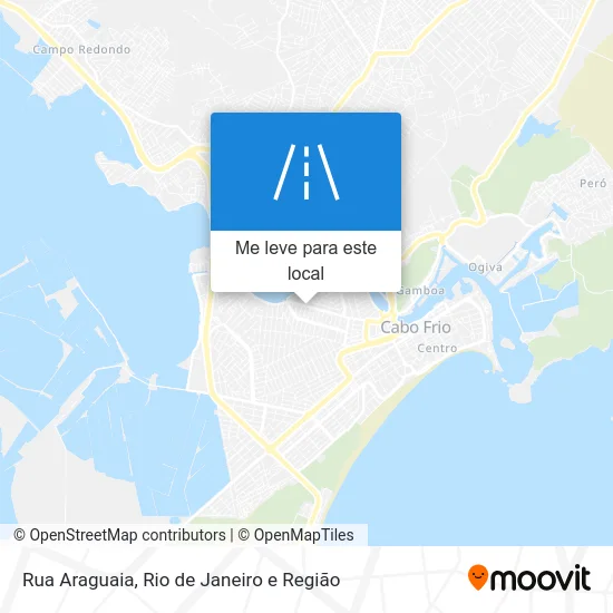 Rua Araguaia mapa