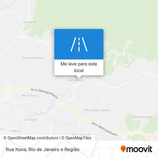 Rua Ituna mapa