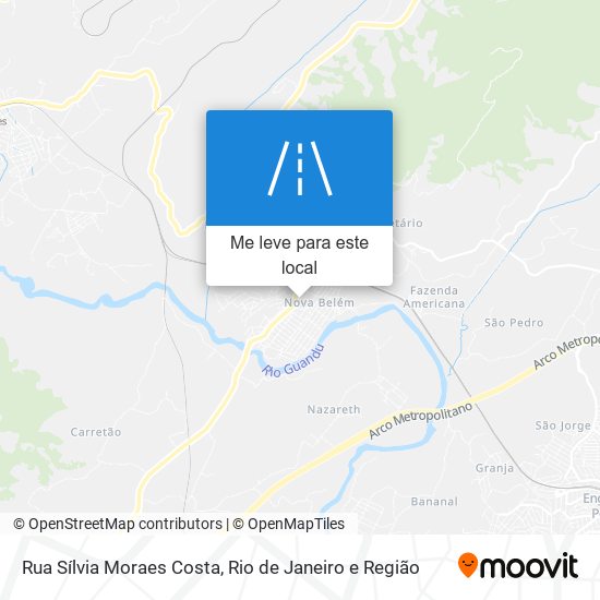 Rua Sílvia Moraes Costa mapa