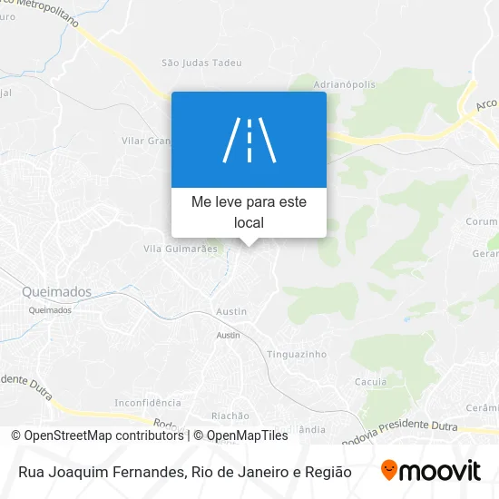 Rua Joaquim Fernandes mapa