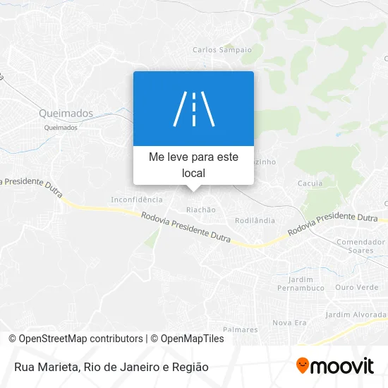 Rua Marieta mapa