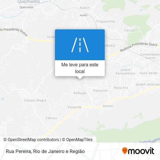 Rua Pereira mapa