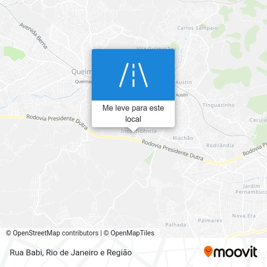 Rua Babi mapa