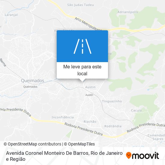 Avenida Coronel Monteiro De Barros mapa