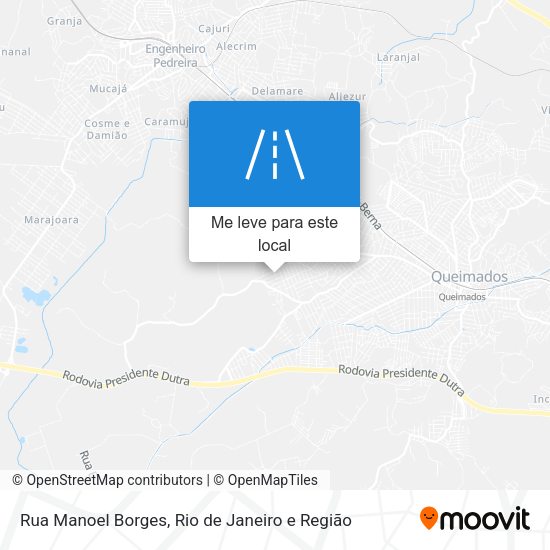 Rua Manoel Borges mapa