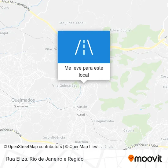 Rua Eliza mapa