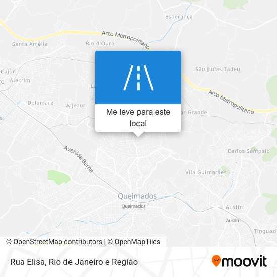 Rua Elisa mapa