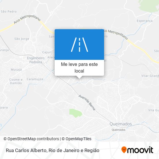 Rua Carlos Alberto mapa