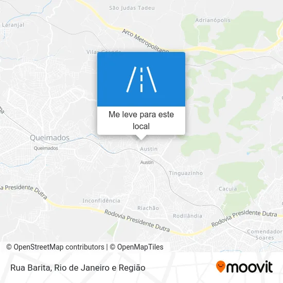 Rua Barita mapa