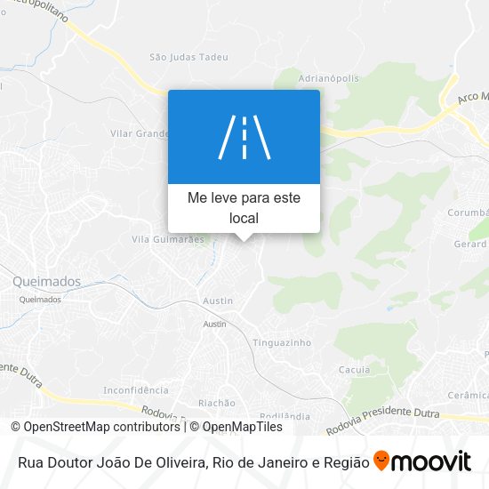 Rua Doutor João De Oliveira mapa