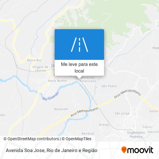 Avenida Soa Jose mapa