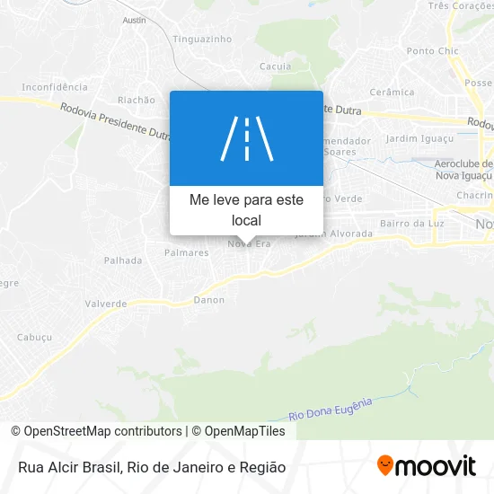 Rua Alcir Brasil mapa