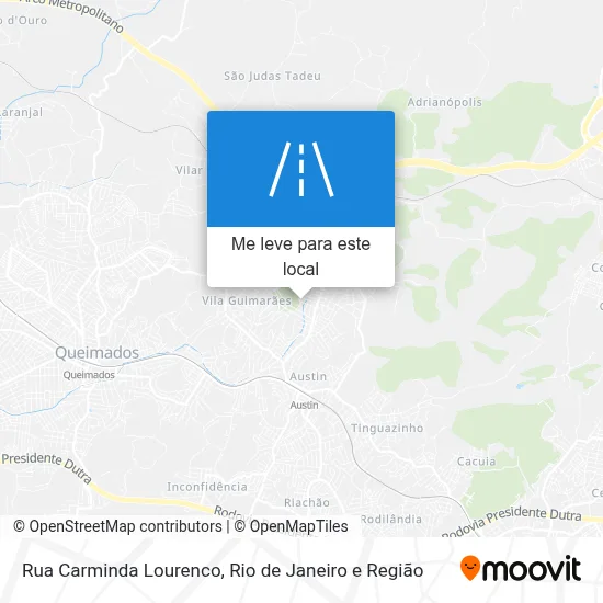 Rua Carminda Lourenco mapa