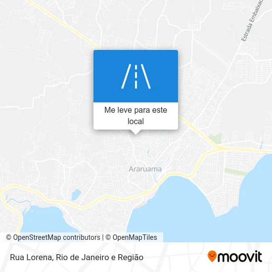 Rua Lorena mapa