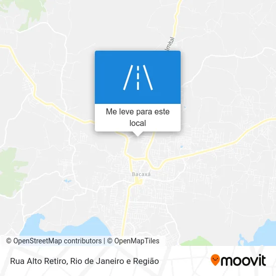 Rua Alto Retiro mapa