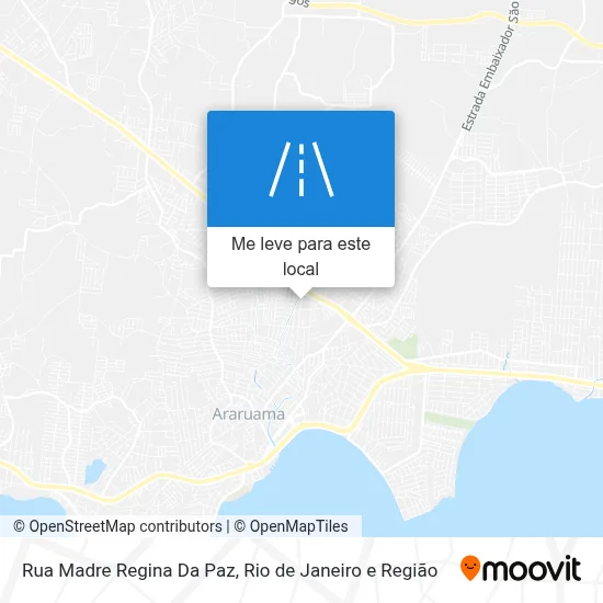 Rua Madre Regina Da Paz mapa