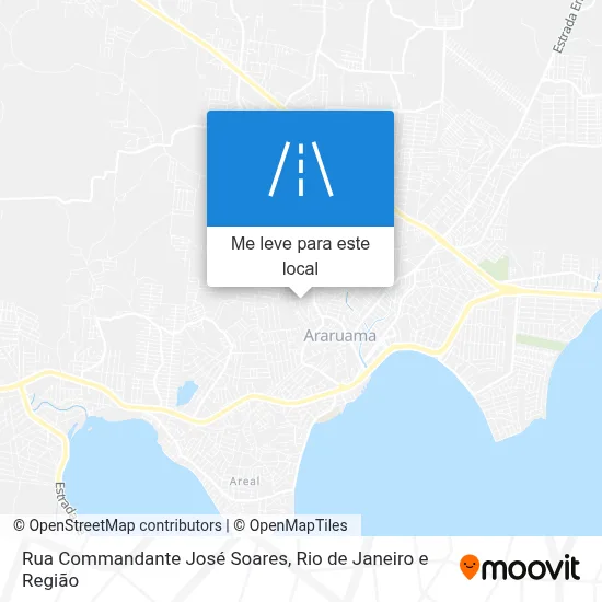 Rua Commandante José Soares mapa