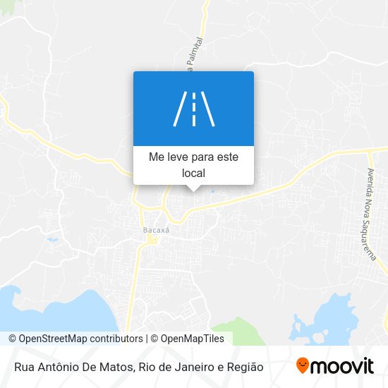Rua Antônio De Matos mapa