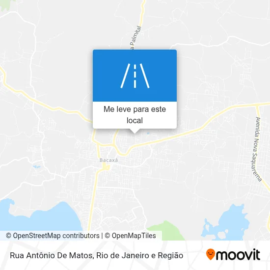 Rua Antônio De Matos mapa