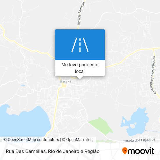 Rua Das Camélias mapa