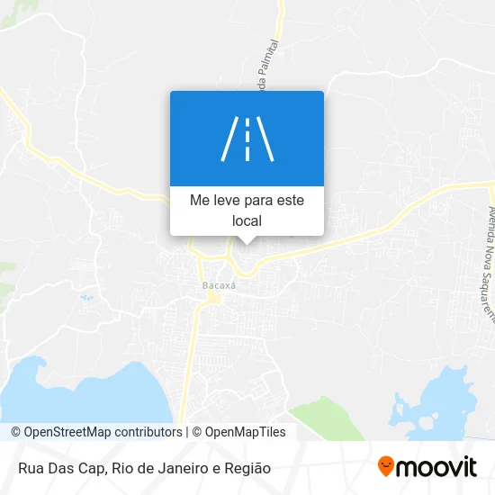 Rua Das Cap mapa