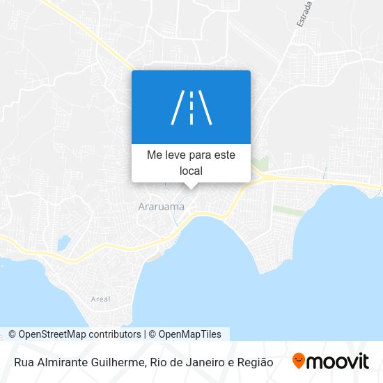 Rua Almirante Guilherme mapa
