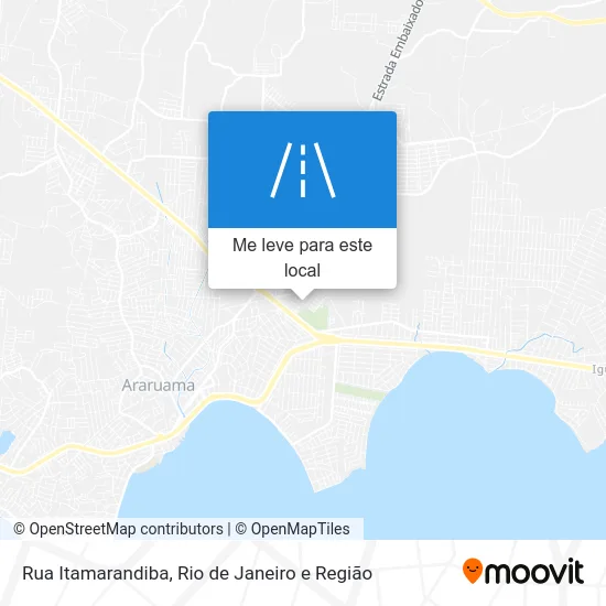 Rua Itamarandiba mapa