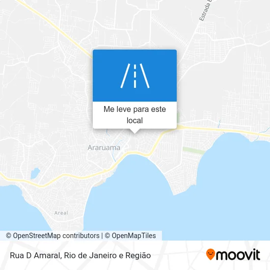 Rua D Amaral mapa