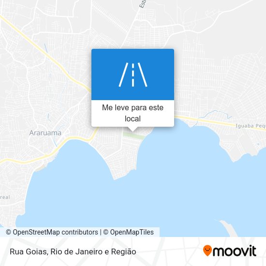 Rua Goias mapa