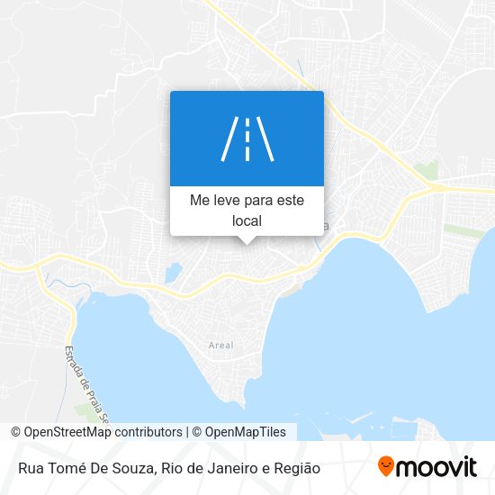 Rua Tomé De Souza mapa