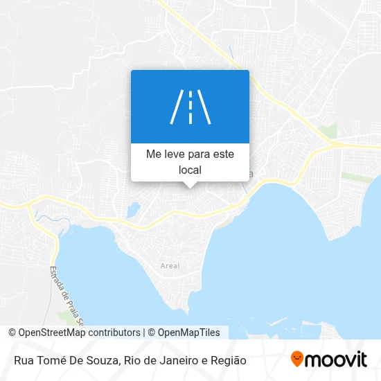 Rua Tomé De Souza mapa