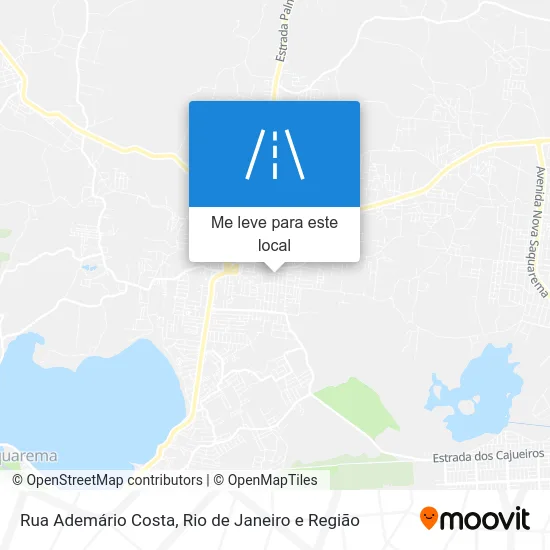 Rua Ademário Costa mapa