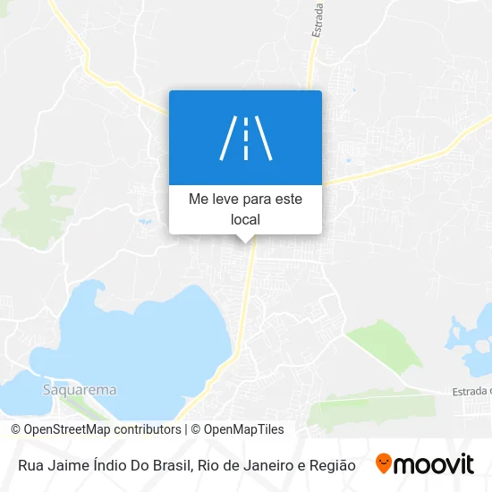 Rua Jaime Índio Do Brasil mapa